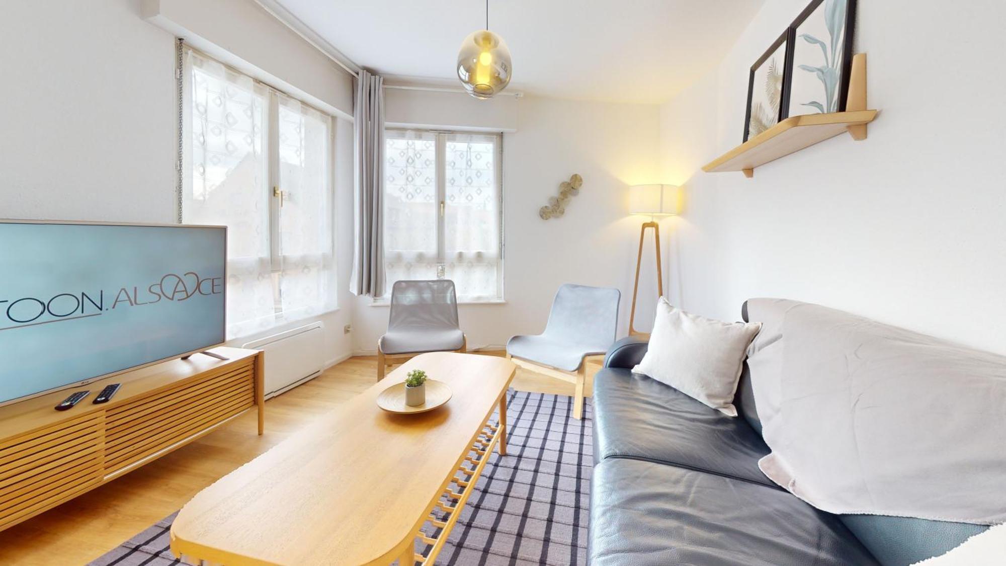 Elegance, Appartement 6 Pers 1 Parking Colmar Esterno foto