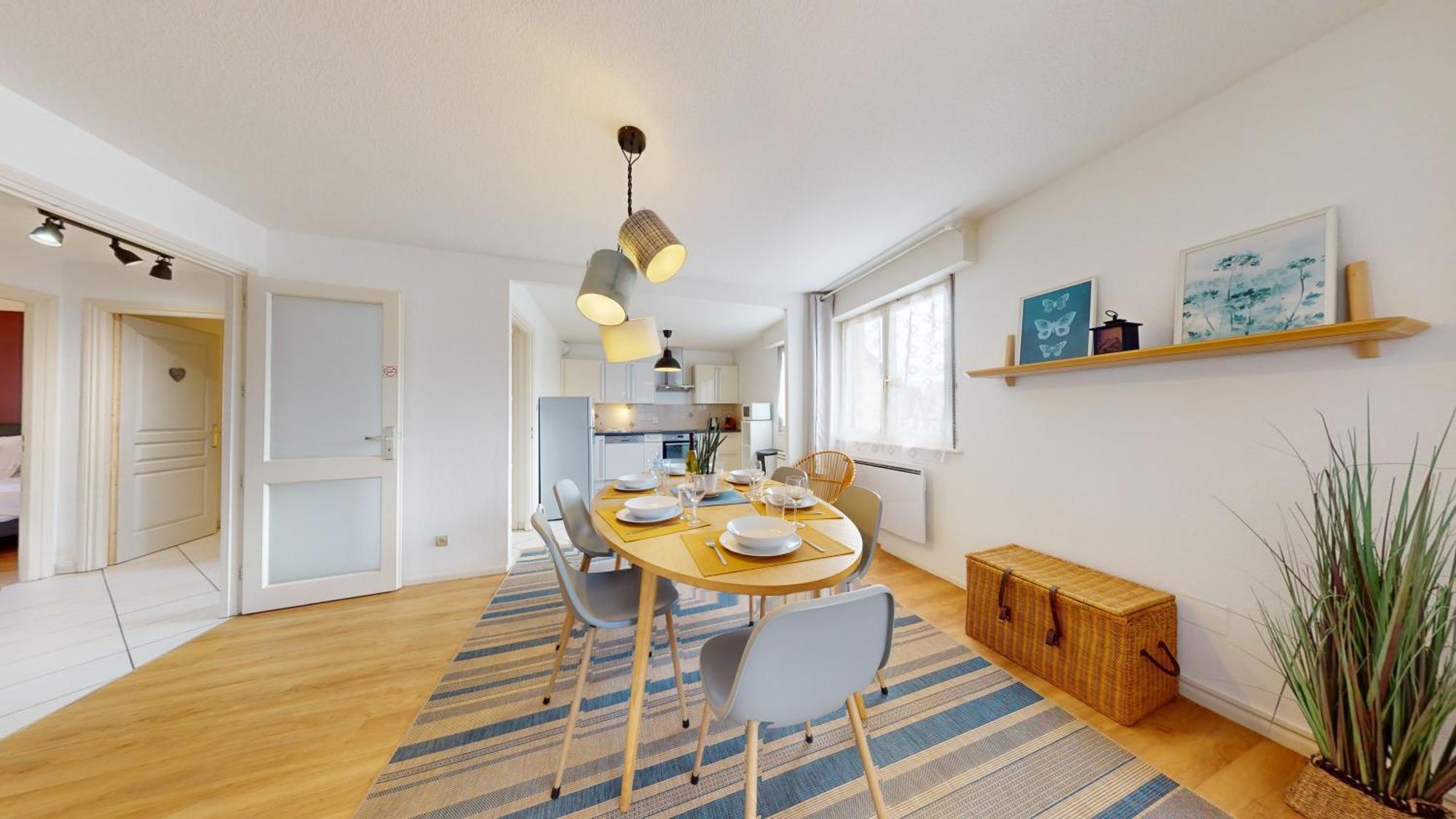 Elegance, Appartement 6 Pers 1 Parking Colmar Esterno foto