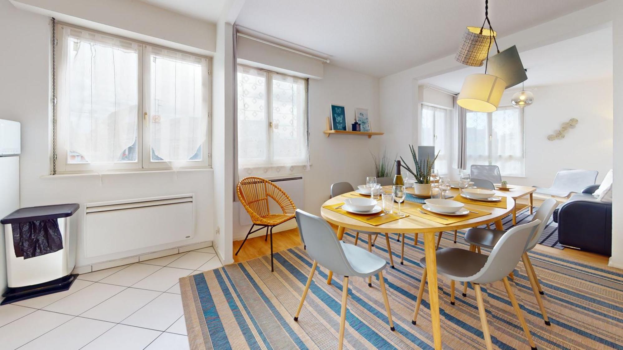 Elegance, Appartement 6 Pers 1 Parking Colmar Esterno foto