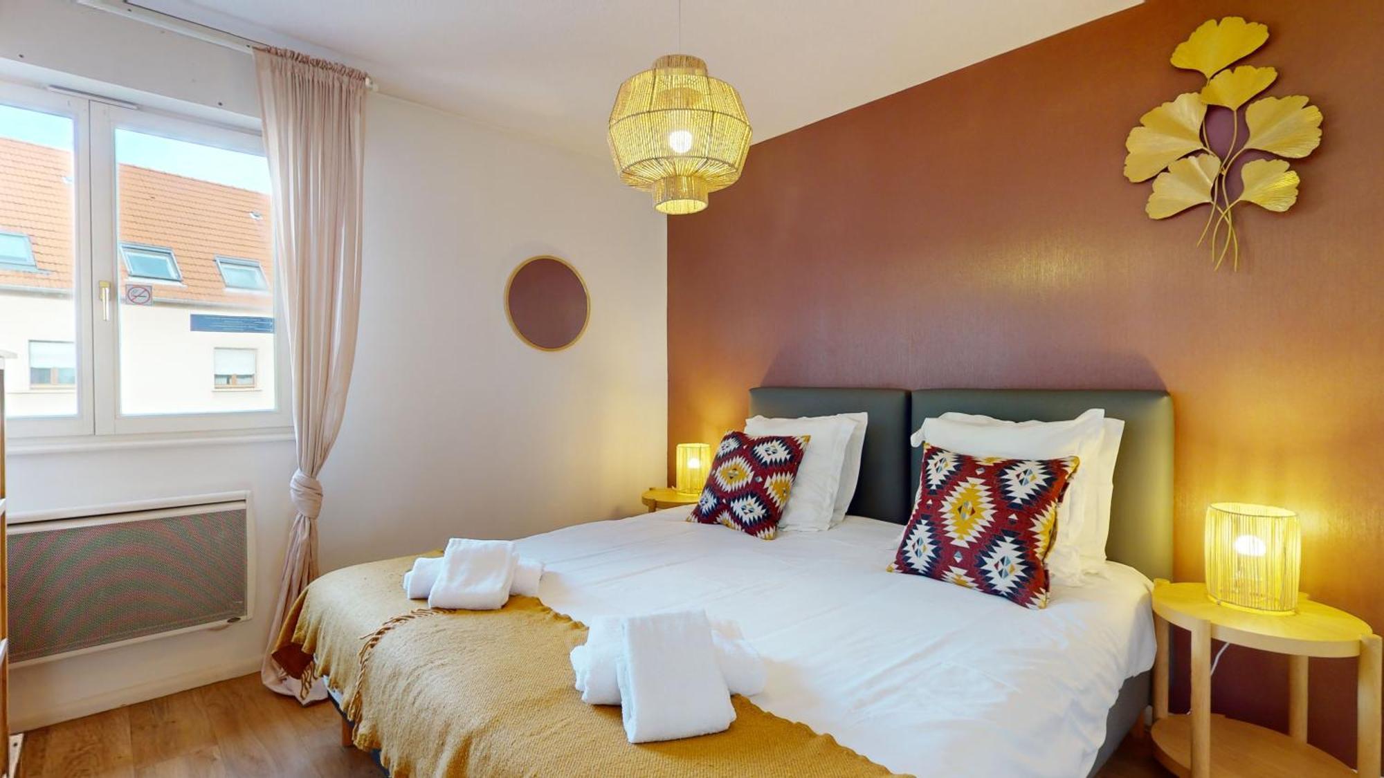 Elegance, Appartement 6 Pers 1 Parking Colmar Esterno foto