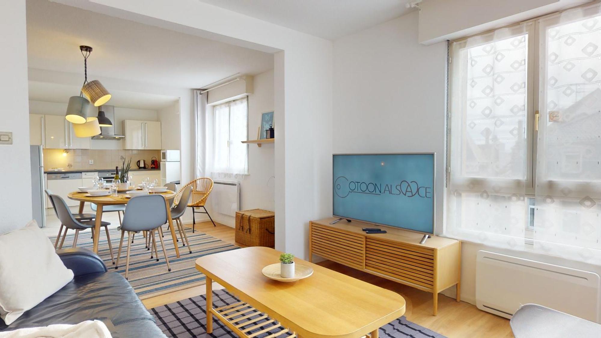 Elegance, Appartement 6 Pers 1 Parking Colmar Esterno foto